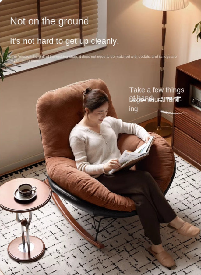 Fabric Retro Rocking Chair