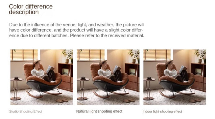 Fabric Retro Rocking Chair