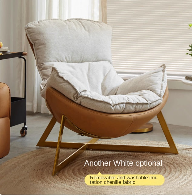 Fabric Modern Light Luxury Nordic Single Chair