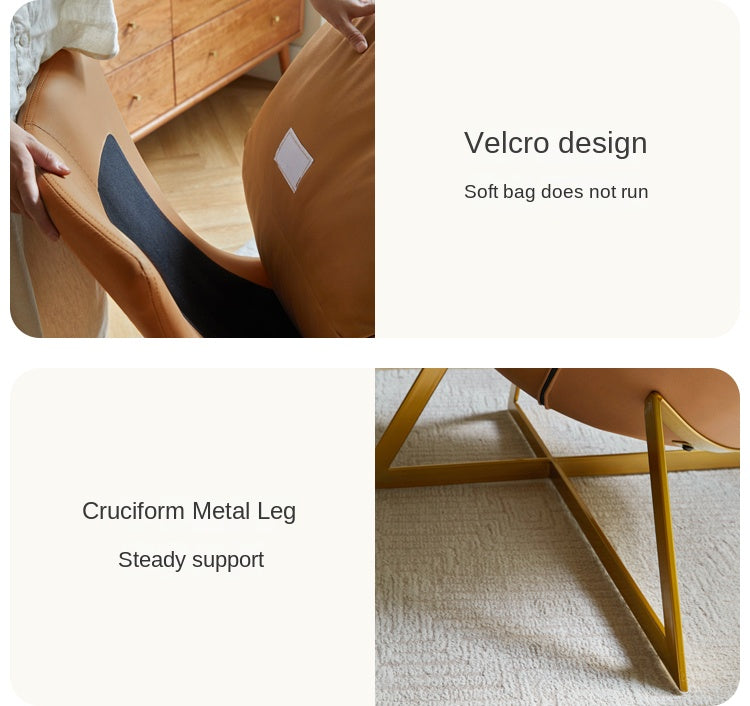 Fabric Modern Light Luxury Nordic Single Chair