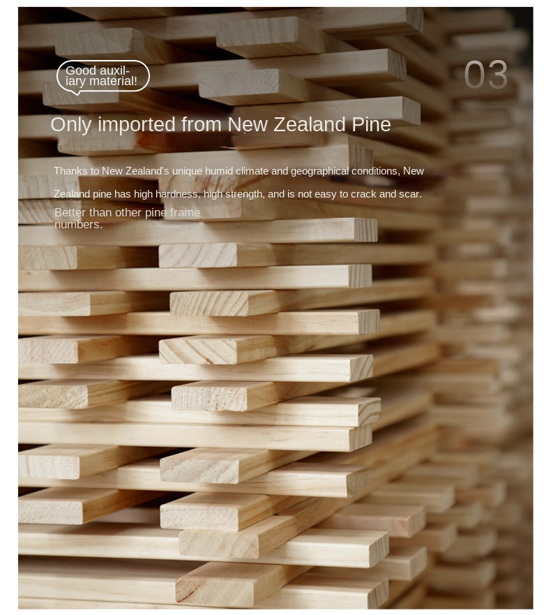 Oak, Solid RubberWood, Beech Solid Wood Sofa Bed Folding Single Bed