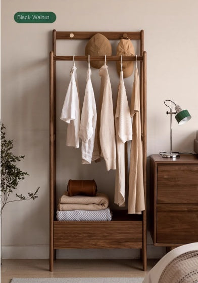 Ash Solid Wood Modern Storage Rack