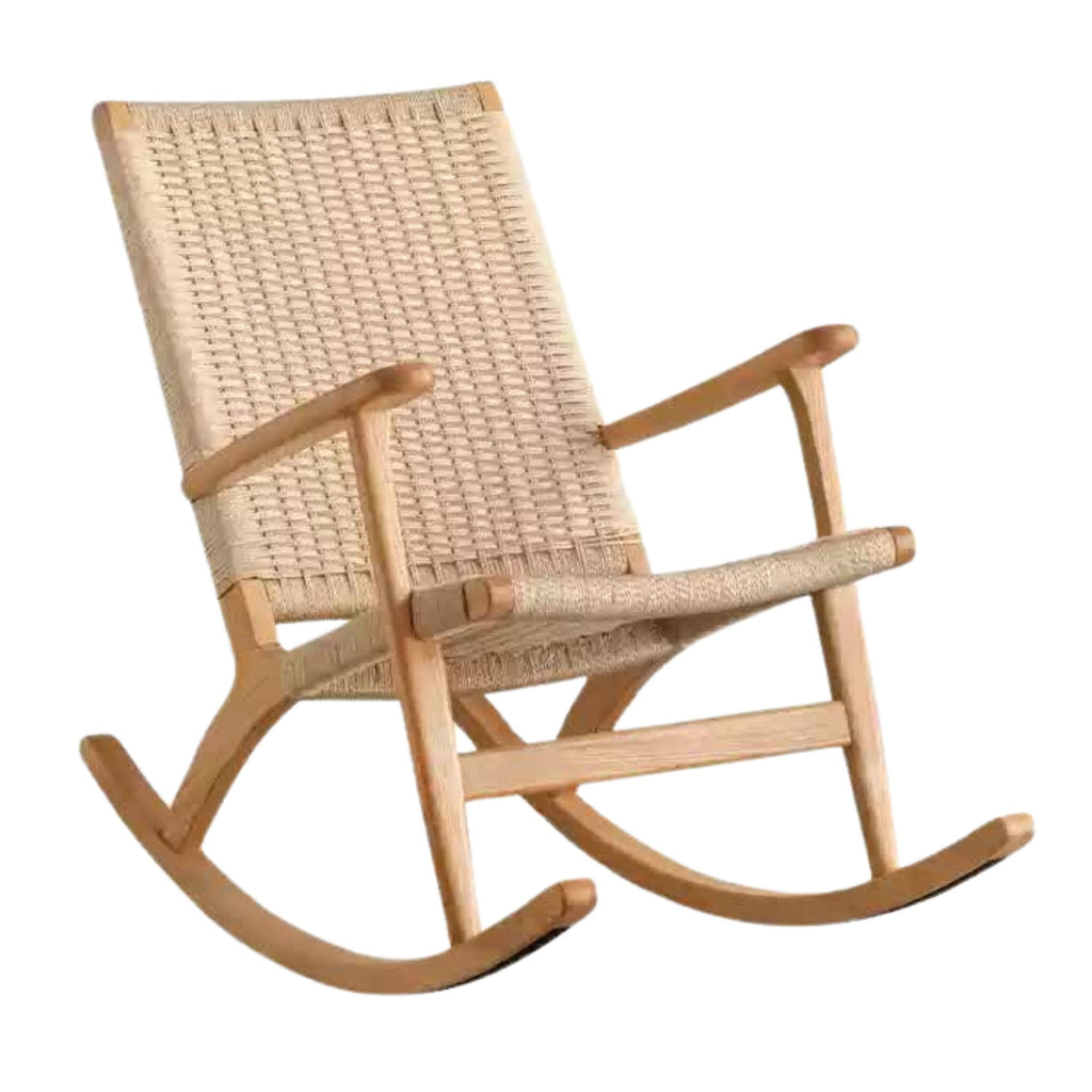 Oak Solid Wood Modern Rocking Chair