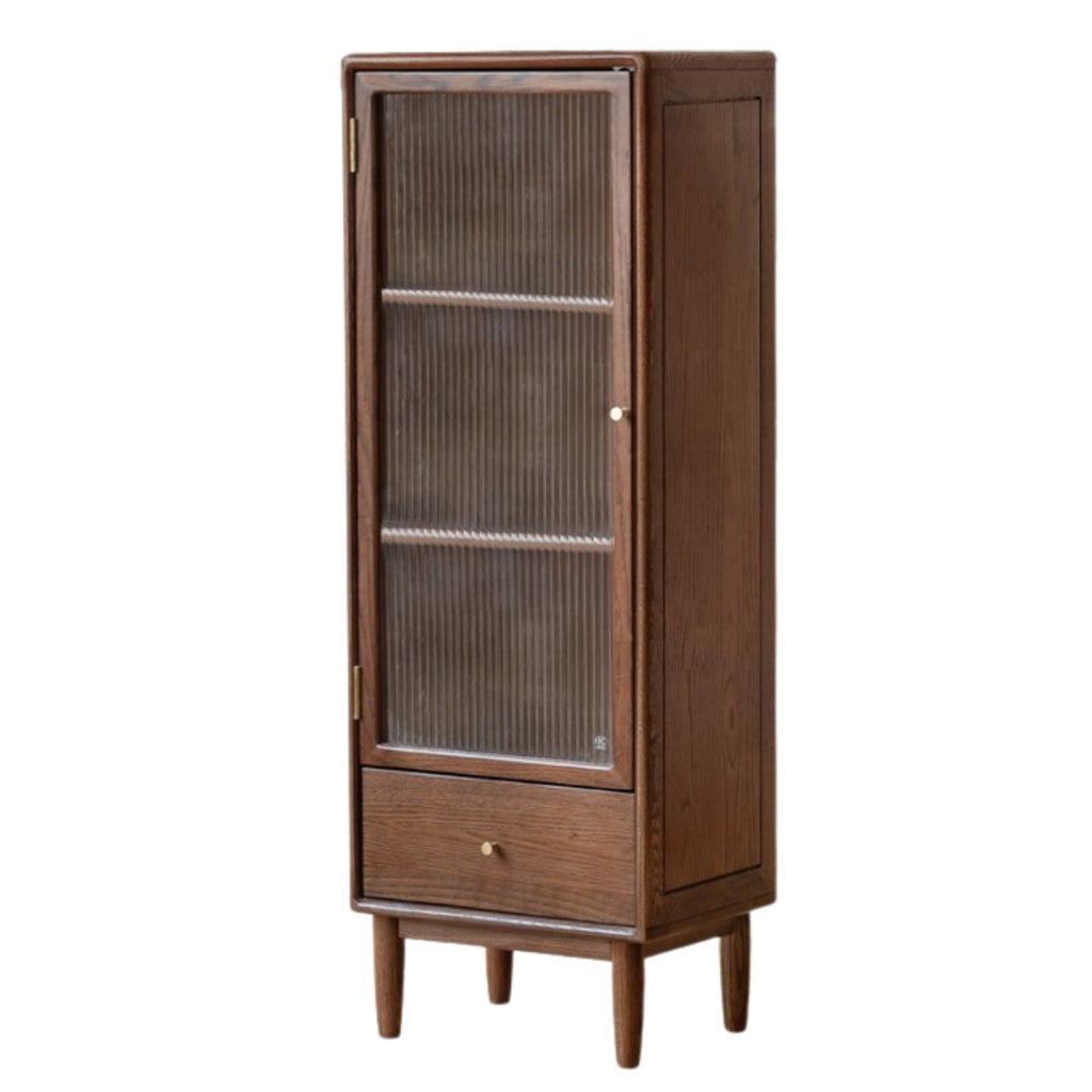 Oak Solid Wood Modern Side Cabinet