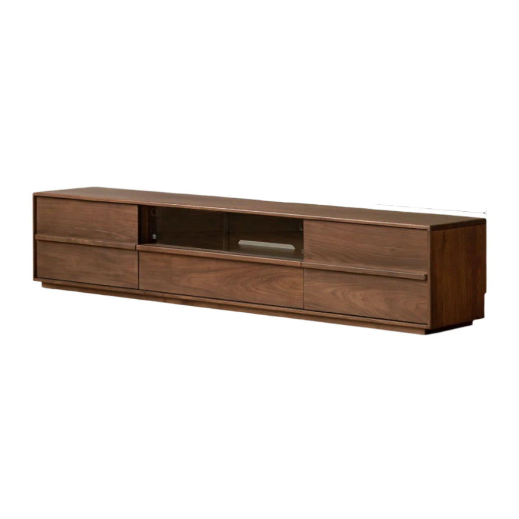 Black Walnut Solid Wood TV Stand