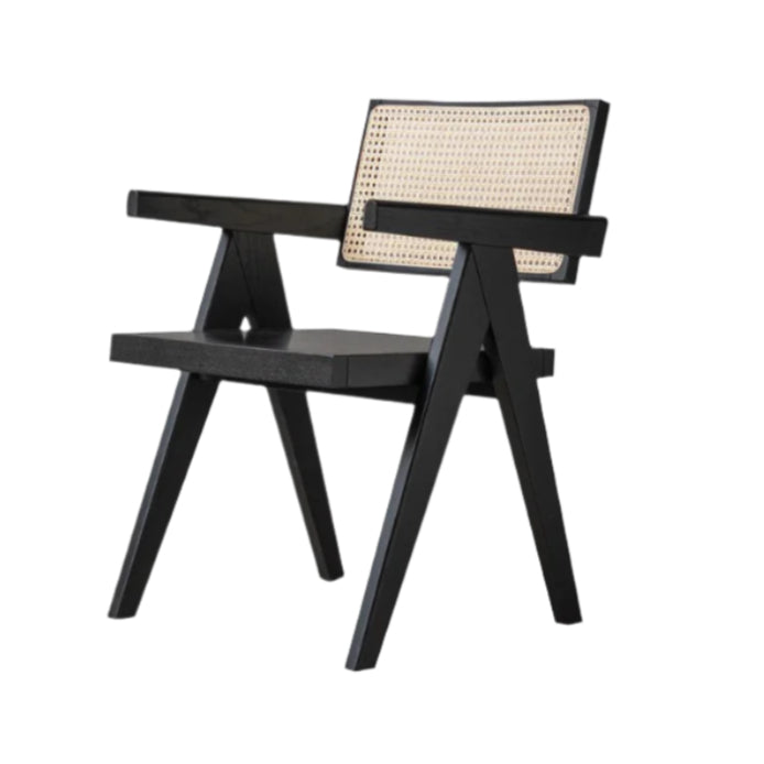 Ash, Oak, Cherry Solid Wood Light Luxury Leisure Dining Chair