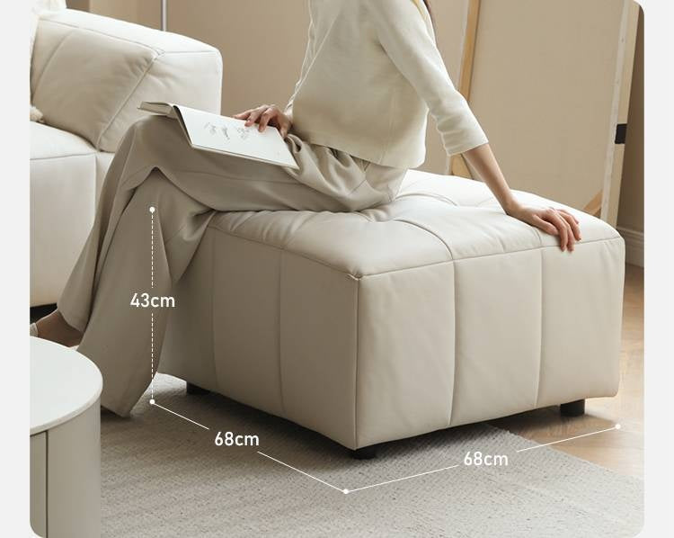 Fabric Soft Footstool Modern And Simple  Footrest-