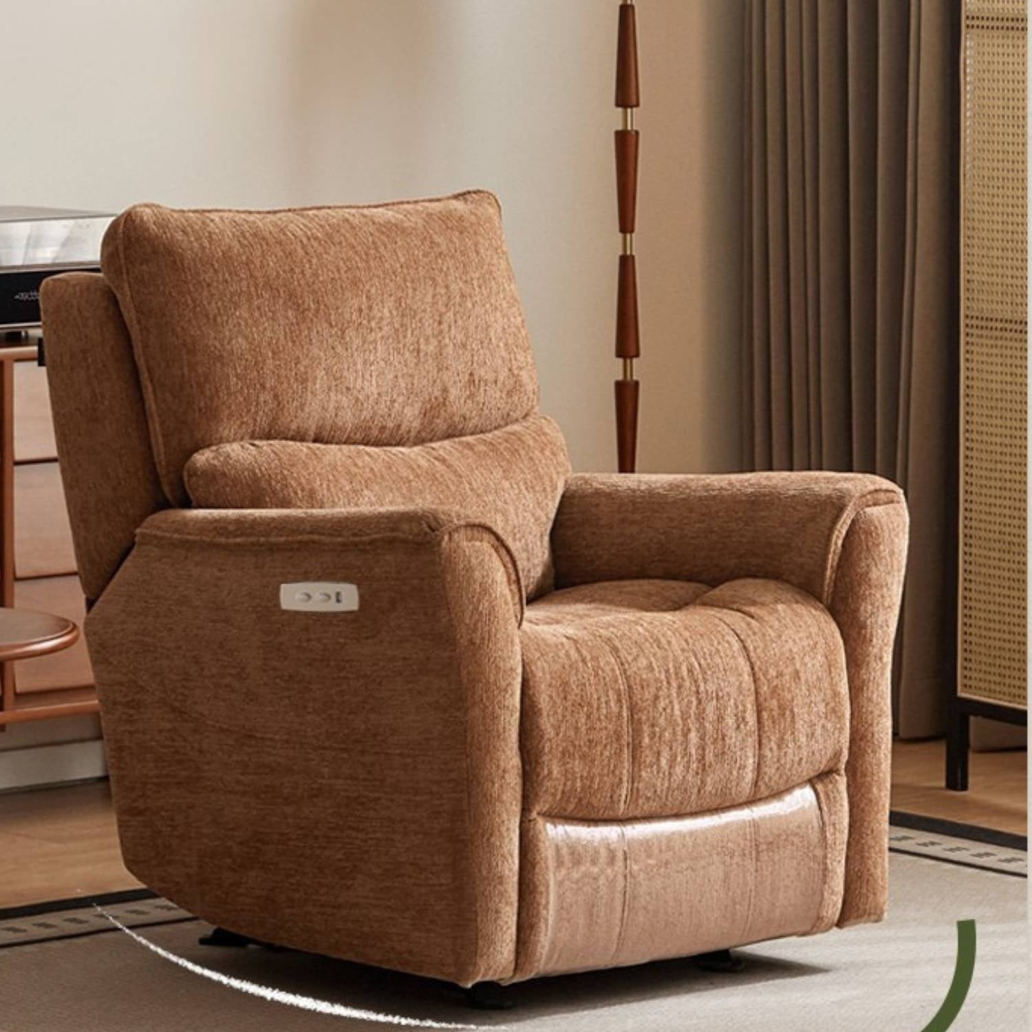 Fabric Lounge Electric Rocking Armchair