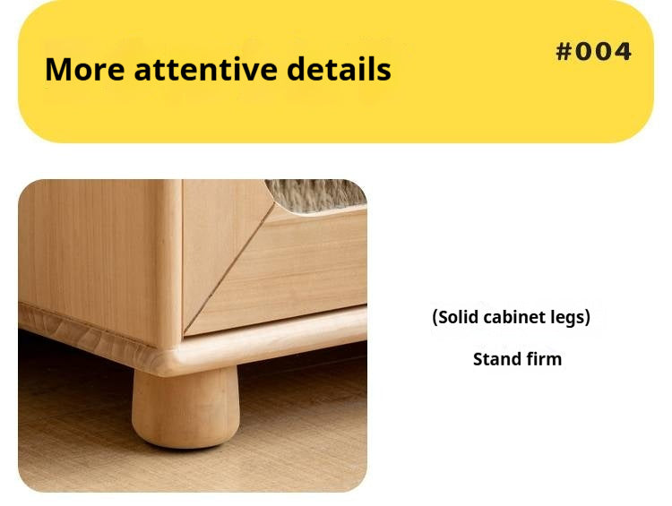 Poplar Solid Wood Montessori Kids Kitchen Cabinet