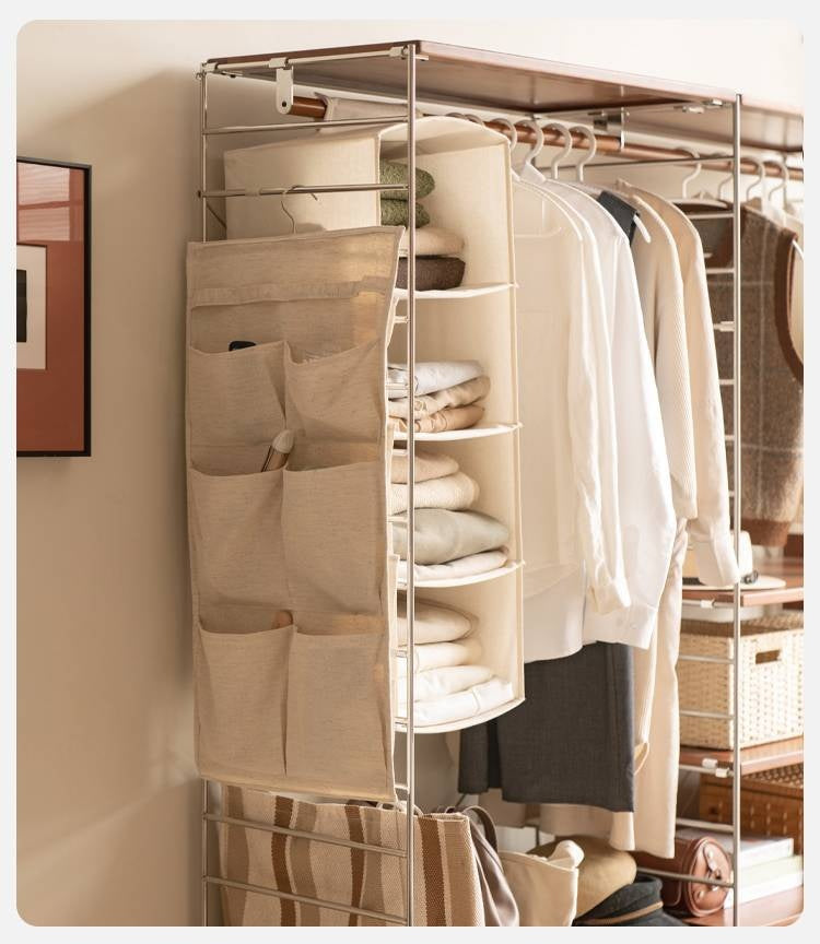 Poplar Solid Wood Retro Shelf Bookshelf