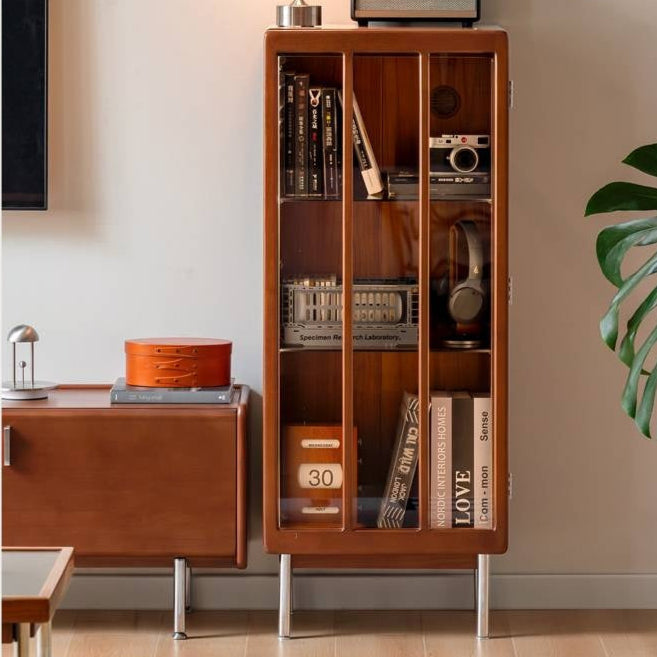 Poplar Solid Wood Bauhaus Style Side Cabinet