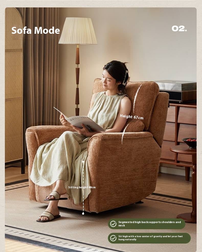 Fabric Lounge Electric Rocking Armchair