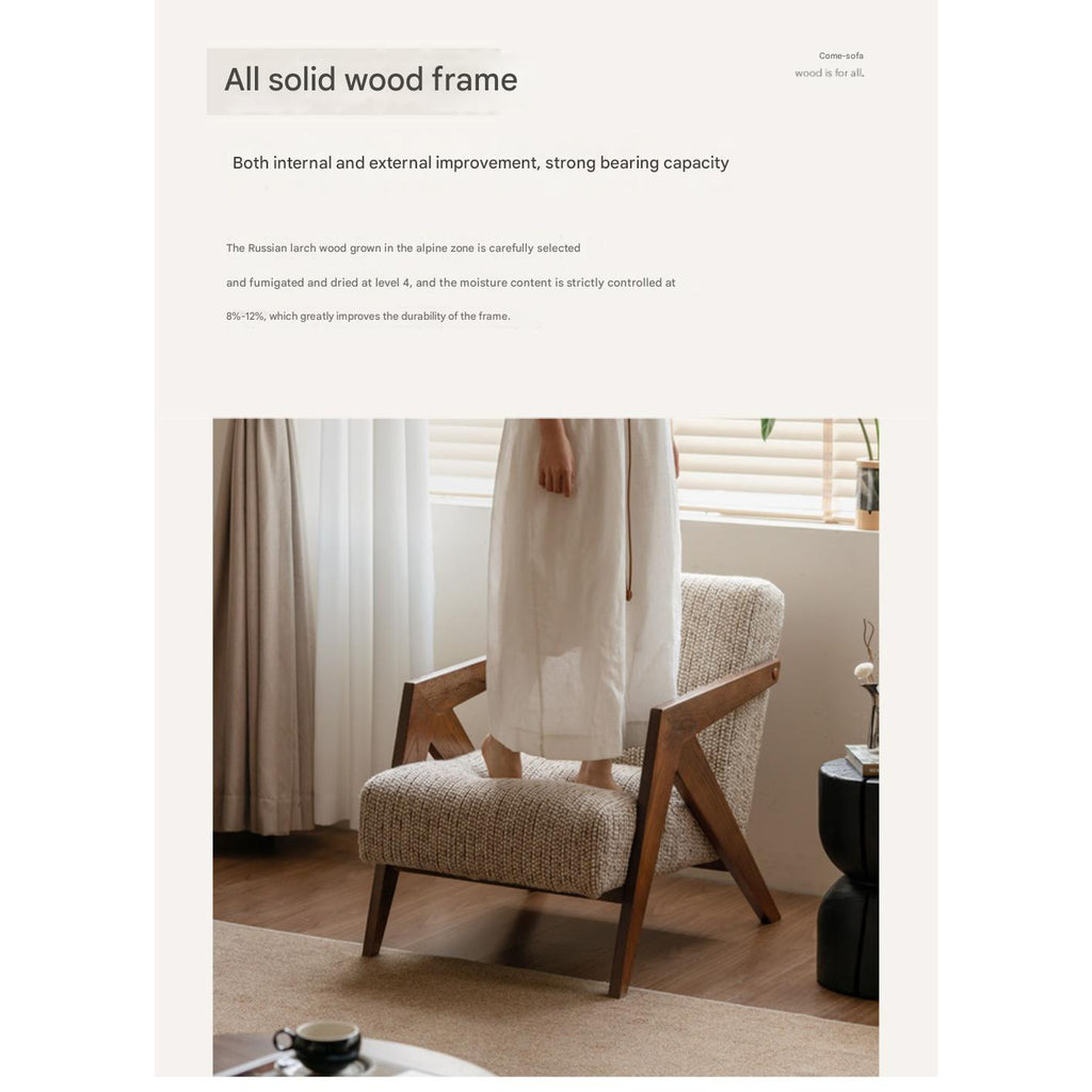 Oak Solid Wood Middle Ages Chair