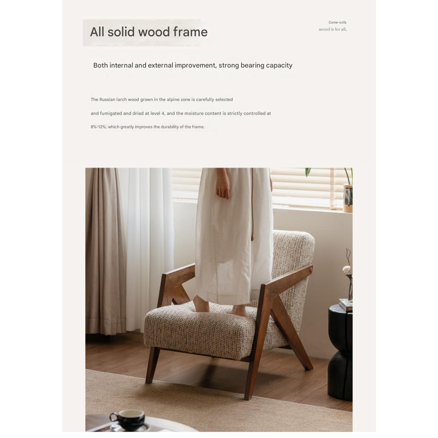 Oak Solid Wood Middle Ages Chair