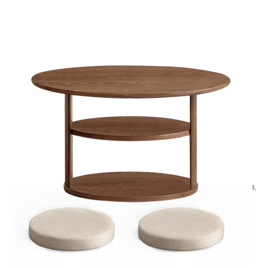 Ash Solid Wood Dual Use Tea Table
