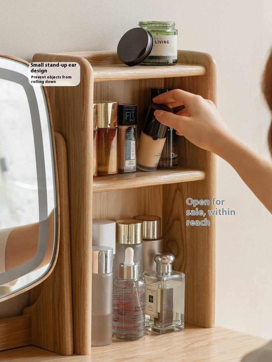 Ash Solid Wood Modern Style Dressing Table Multi Functional