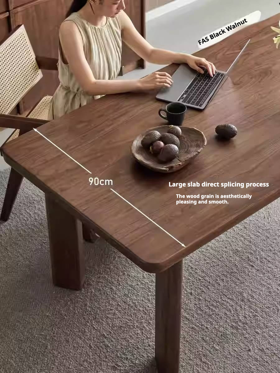 Black Walnut Solid Wood Dining Table