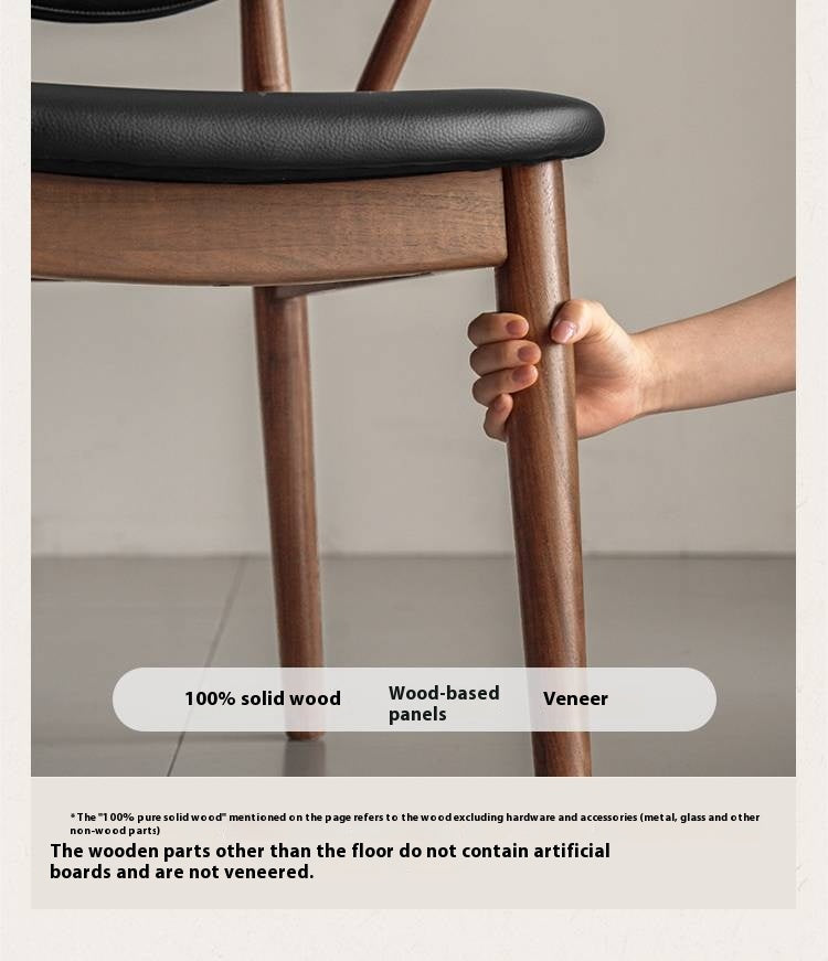 Solid Golden Sandalwood Dining Armchair