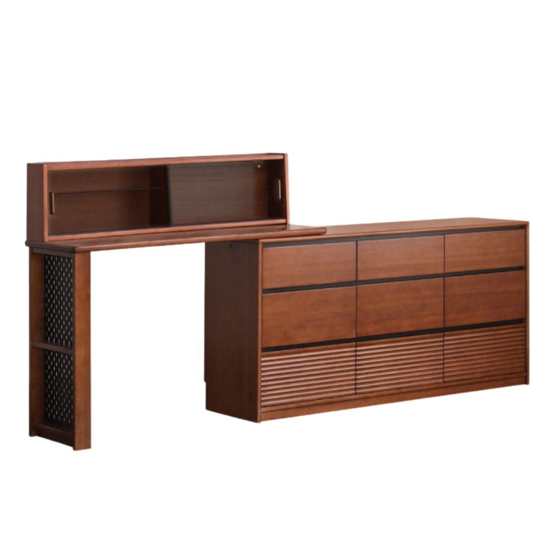 Pine Solid Wood Makeup Desk