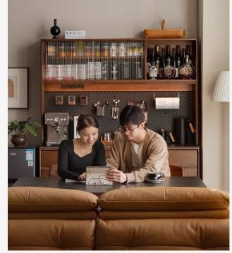 Oak Solid Wood Sideboard Cabinet