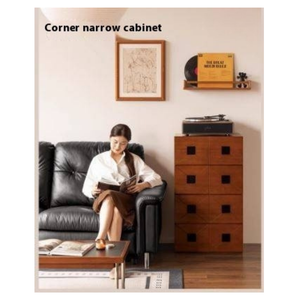 Poplar Solid Wood Modular TV Stand In Antique Style