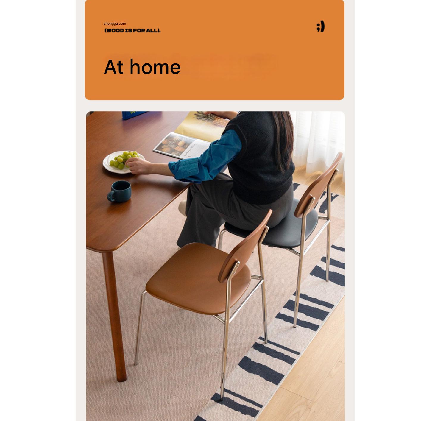 Beech Solid Wood Middle-Ancient Style Dining Chair