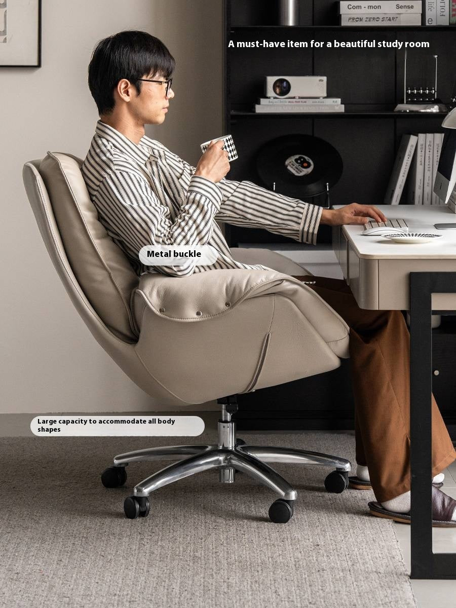Leather Computer Soft Backrest Office Chair