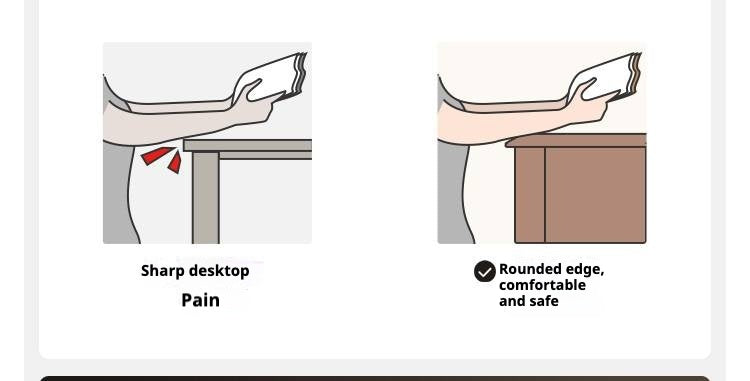 Solid Rubberwood, Oak Solid Wood Nordic Coffee Table