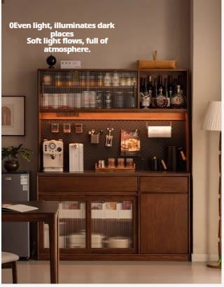 Oak Solid Wood Sideboard Cabinet