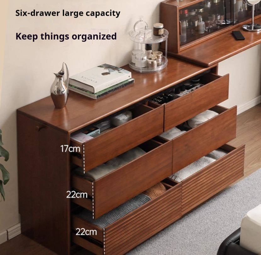 Pine Solid Wood Makeup Desk