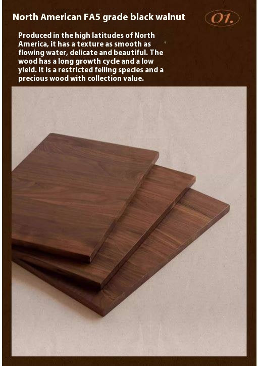 Oak Solid Wood American Retro Nightstand