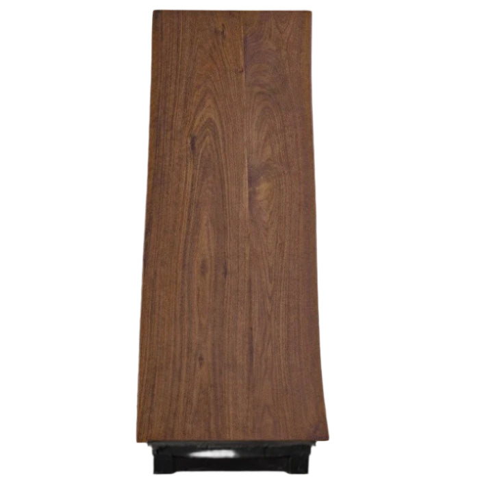 Black Walnut Solid Wood Wabi Sabi Style Coffee Table