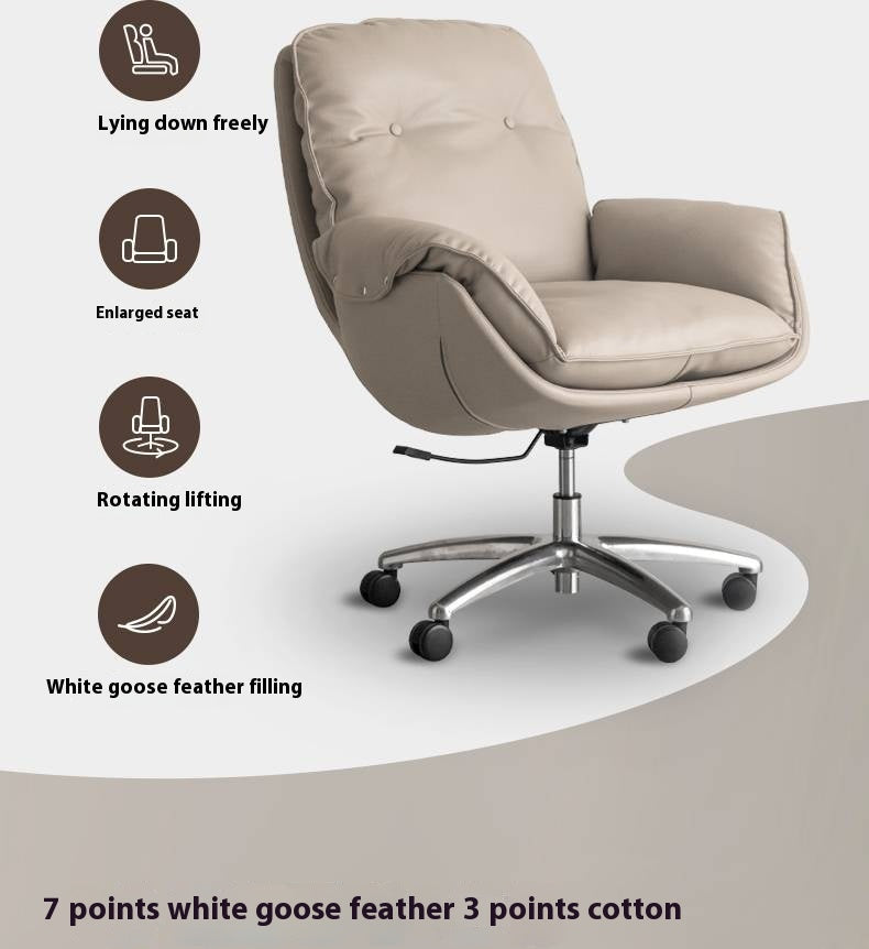 Leather Computer Soft Backrest Office Chair