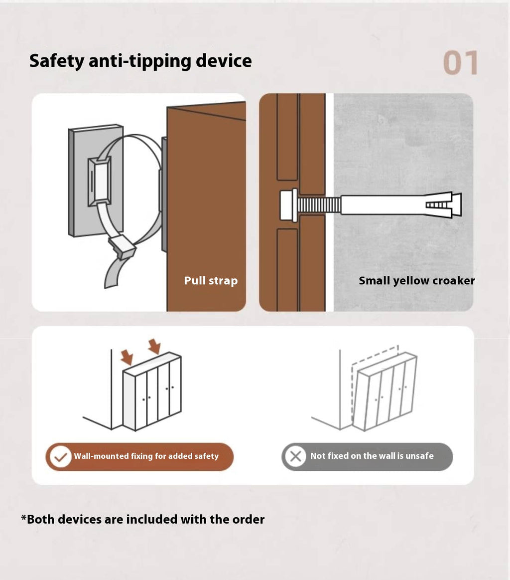 Oak Solid Wood Antique Style Wardrobe.