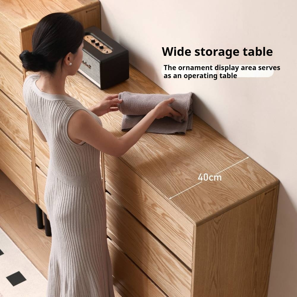 Oak Solid Wood Chest of Drawers