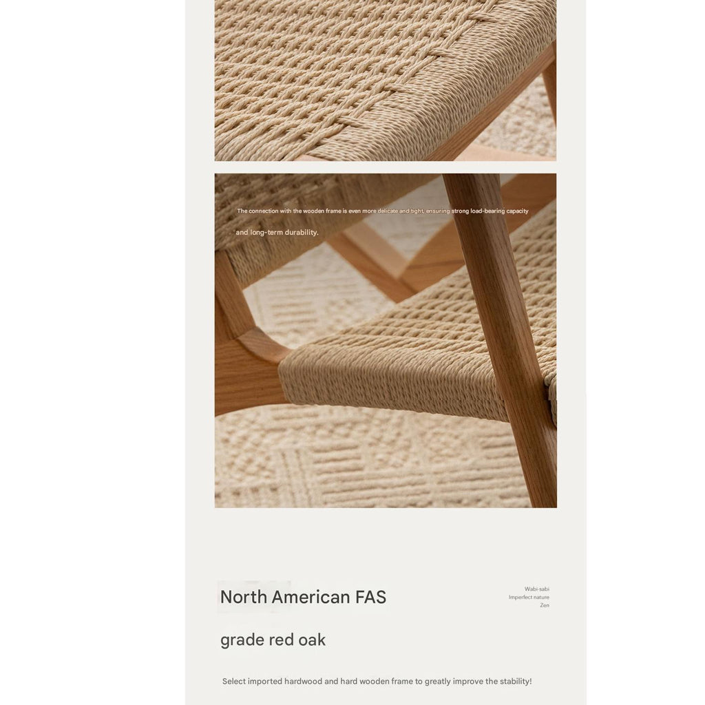 Oak Solid Wood Modern Rocking Chair