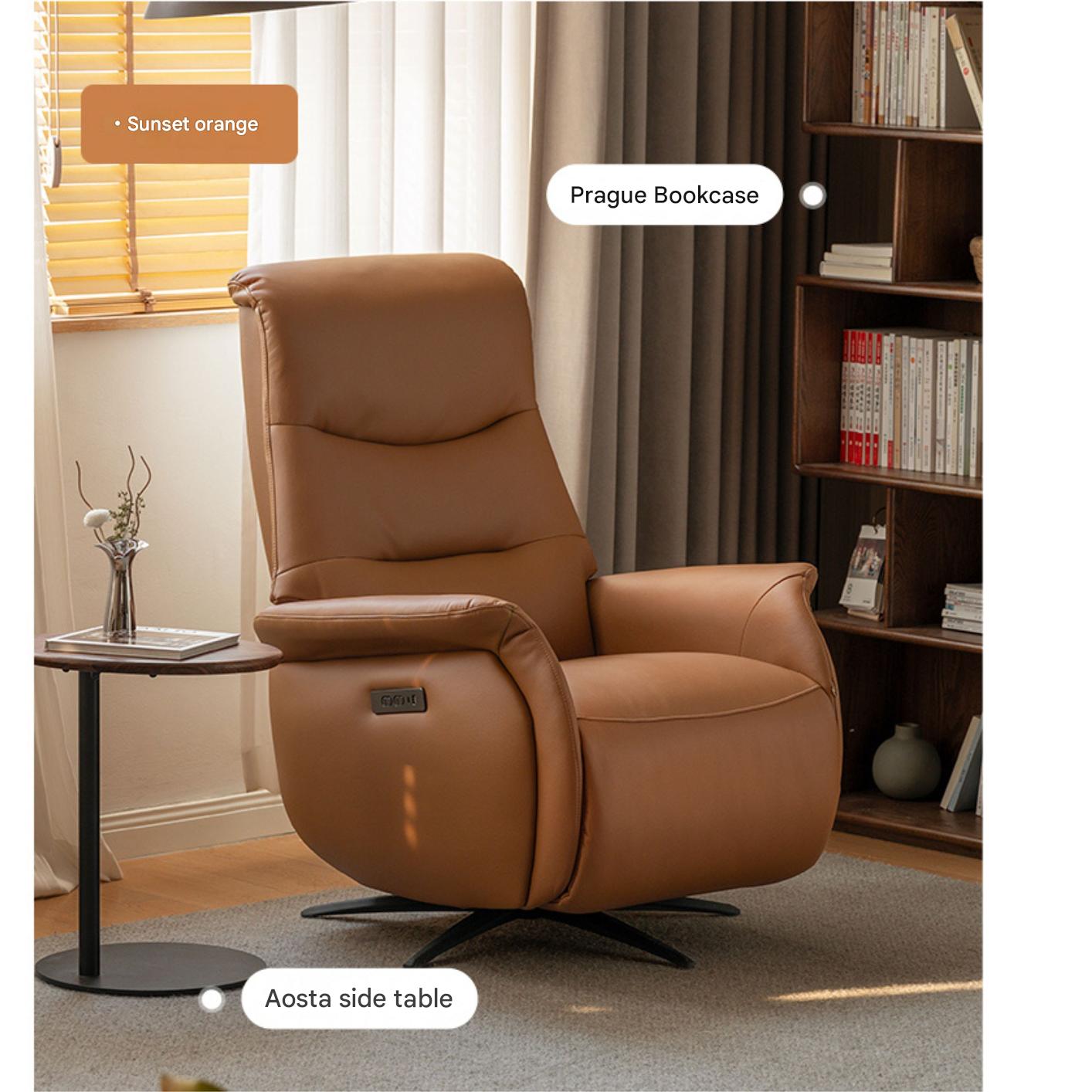 Cloud Leather Light Luxury Rotating Electric Chair