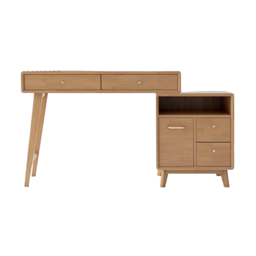 Oak solid wood Dressing Table Telescopic -USA