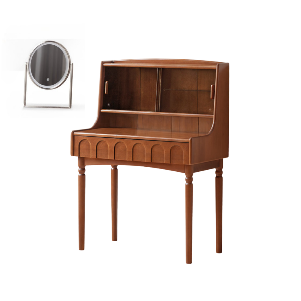 Poplar Solid Wood Multifunctional Makeup Table