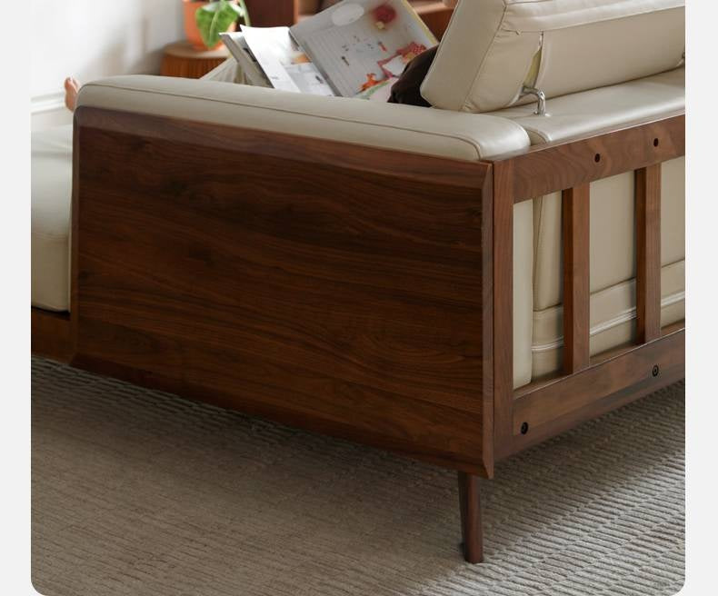 Ash, Oak, Black Walnut Solid Wood  Fabric Footstool-