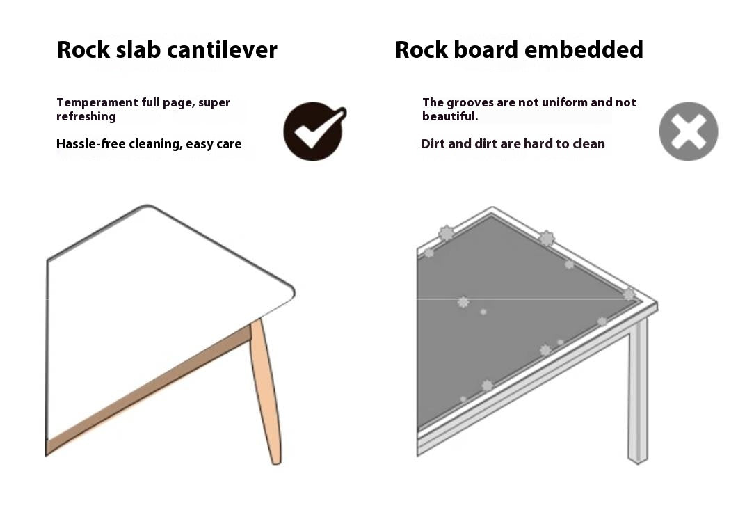 Black Walnut Solid Wood Rock Plate Coffee Table