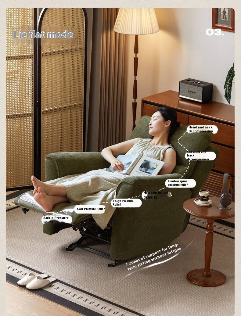 Fabric Lounge Electric Rocking Armchair