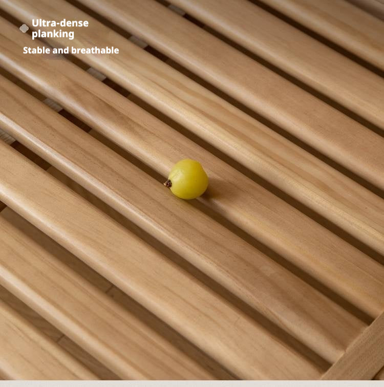 Ash Solid Wood Dual-purpose Fabric Sofa.