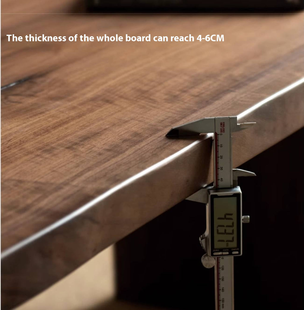 Black Walnut Solid Wood Wabi Sabi Style Coffee Table