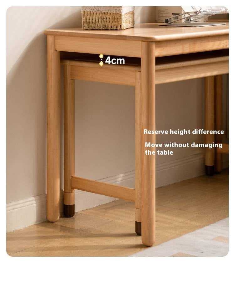 Beech Solid Wood Children's Learning Desk.