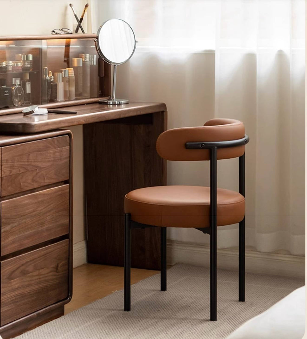 Fabric, Leather Bauhaus Style Chair