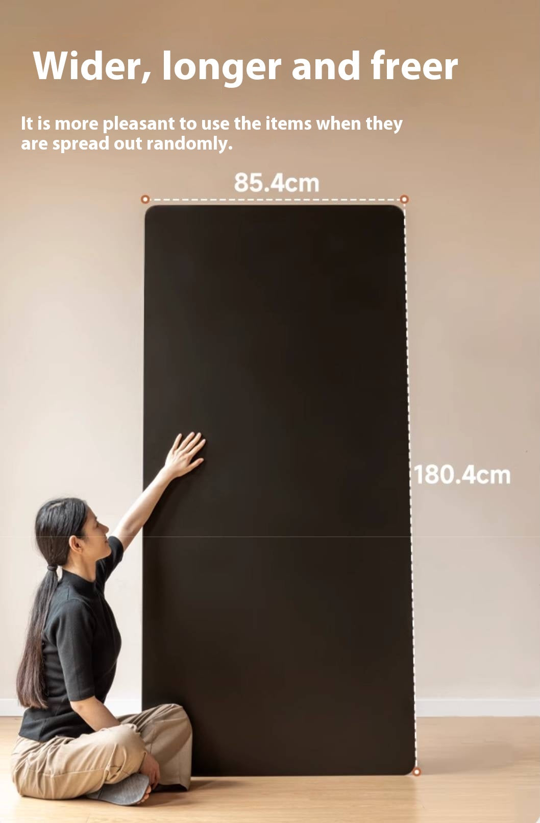 Cherry Solid Wood Rock Board Dining Table