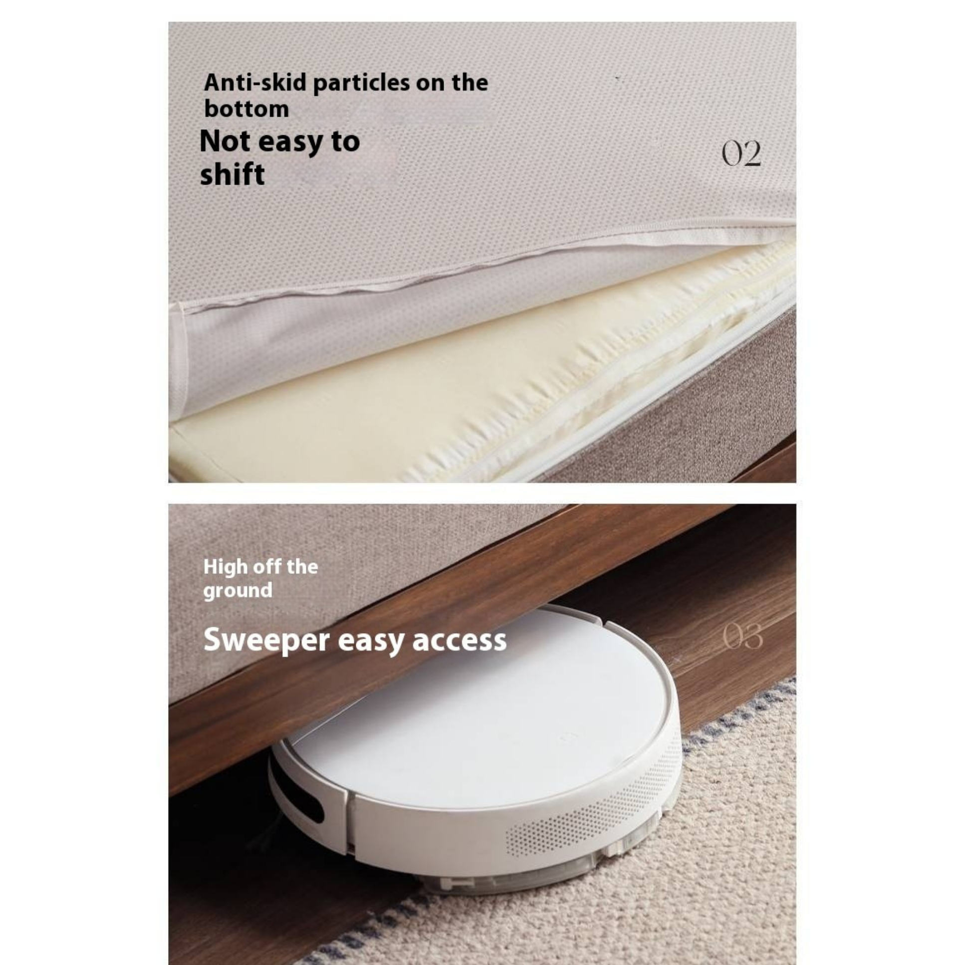 Walnut Solid Wood Three Seat Fabric Sofa