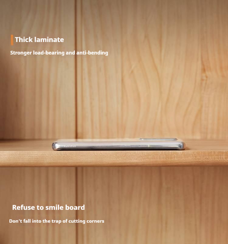 Cherry Solid Wood Bookcase Cabinet Display