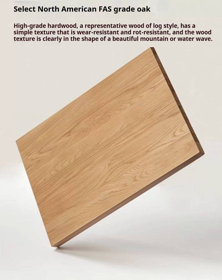 Oak Solid Wood Retractable Storage Desktop Shelf